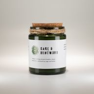 Sojavaxljus med Träveke – Salvia & Myntaträ