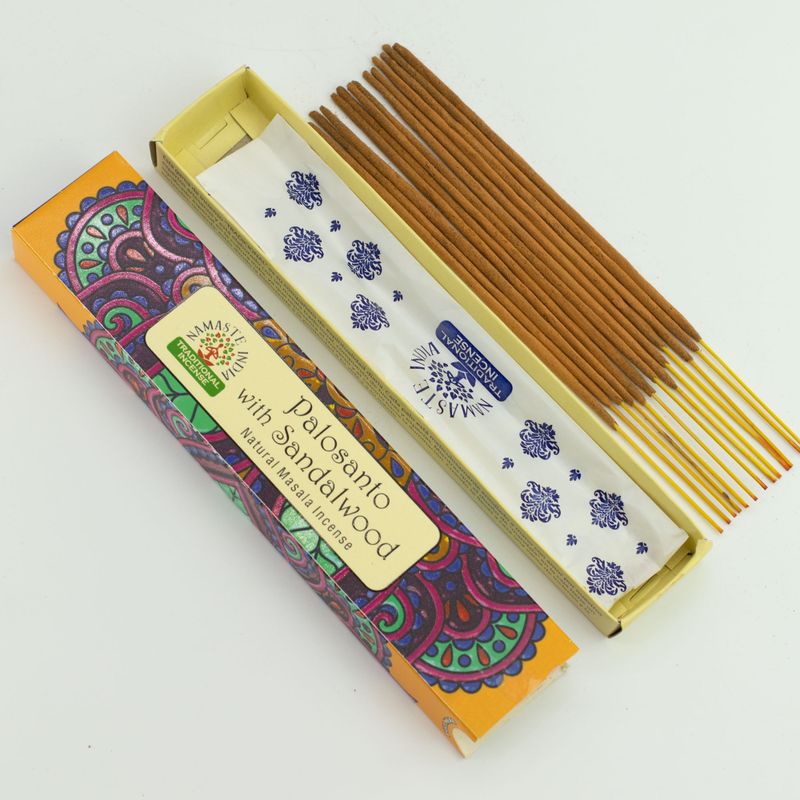 Namaste Mandala Masala Rökelse - Palosanto med Sandelträ