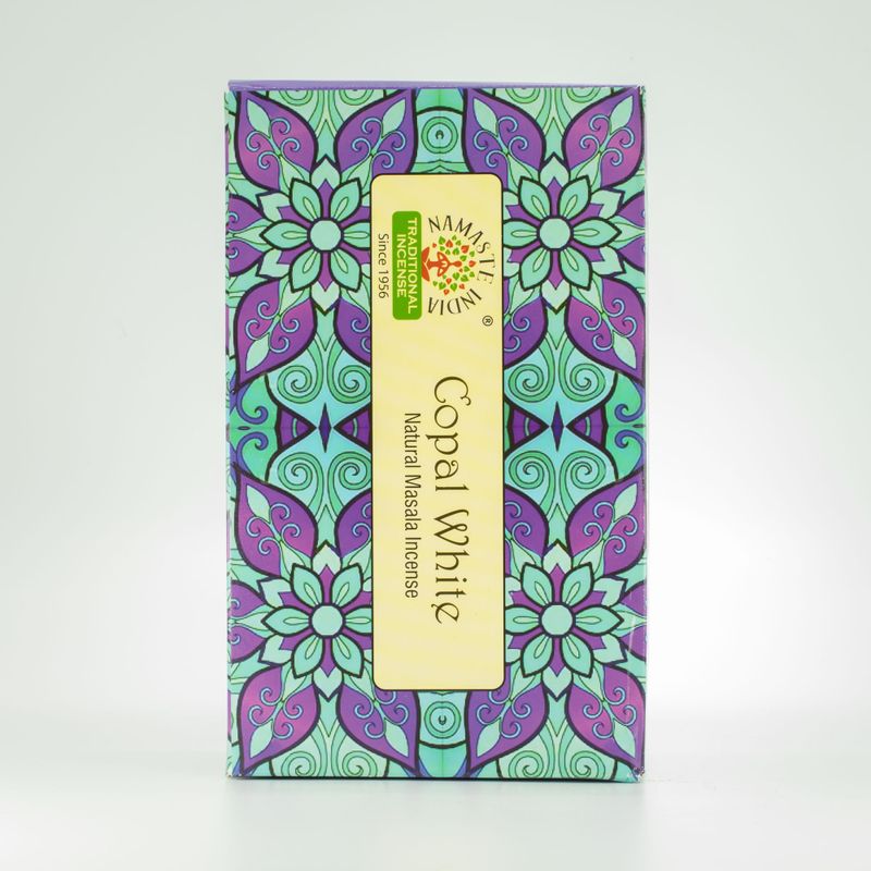 Namaste Mandala Masala Rökelse - Vit Kopal