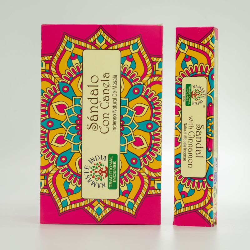 Namaste Mandala Masala Rökelse - Sandelträ med Kanel