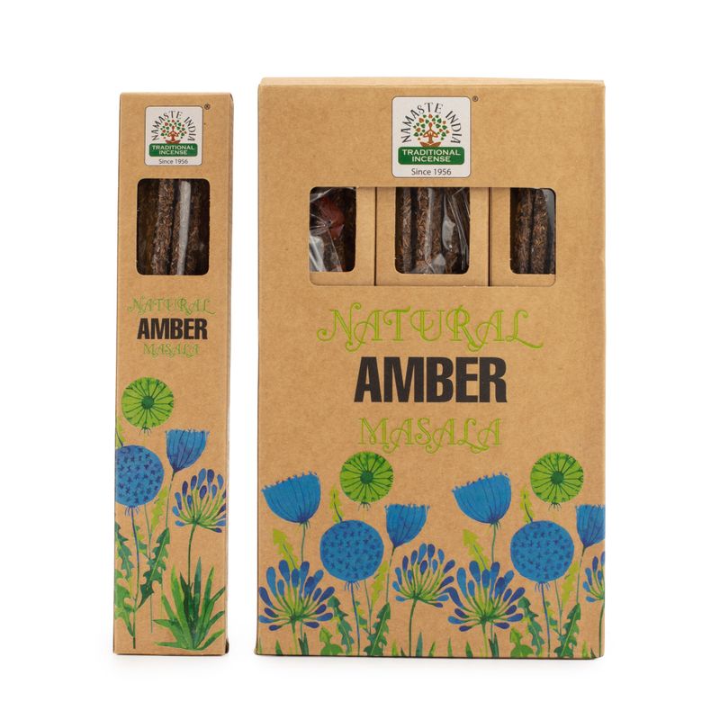Naturlig Botanisk Masala Rökelse – Bärnsten