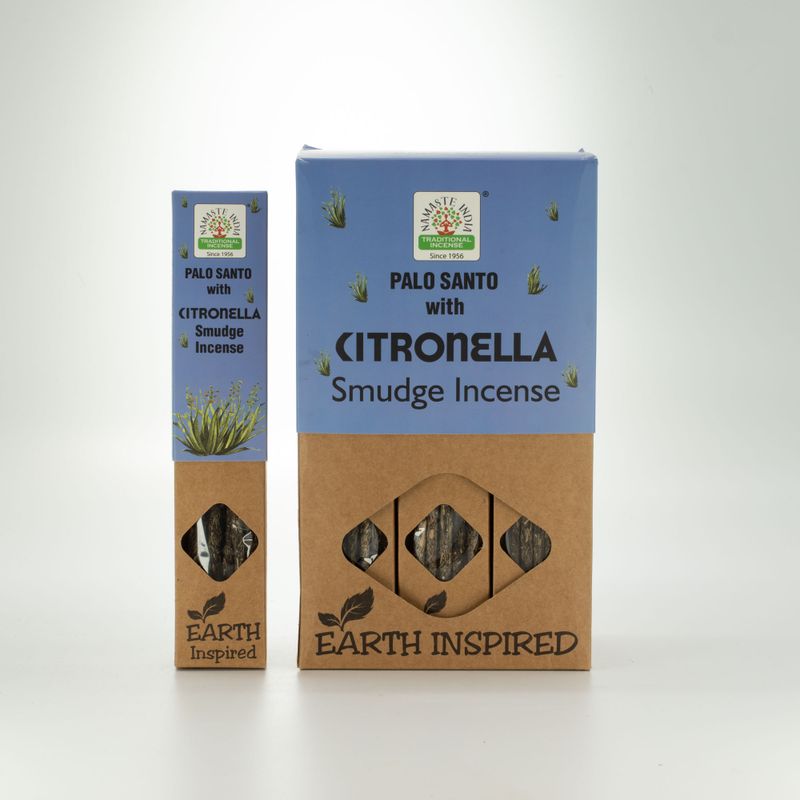 Jordinspirerad Smudge Rökelse - Citronella
