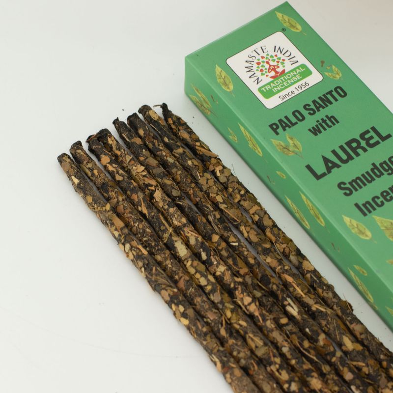 Jordinspirerad Smudge Rökelse - Lagerblad