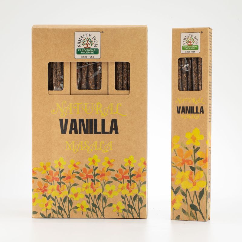 Naturlig Botanisk Masala Rökelse - Vanilj