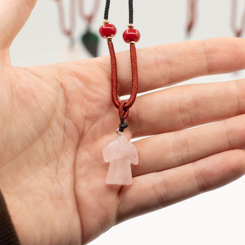 Halsband med Ädelstenshänge – Andlig Kollektion (Blandade motiv)