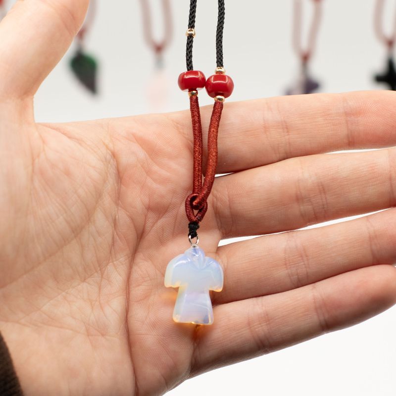 Halsband med Ädelstenshänge – Andlig Kollektion (Blandade motiv)