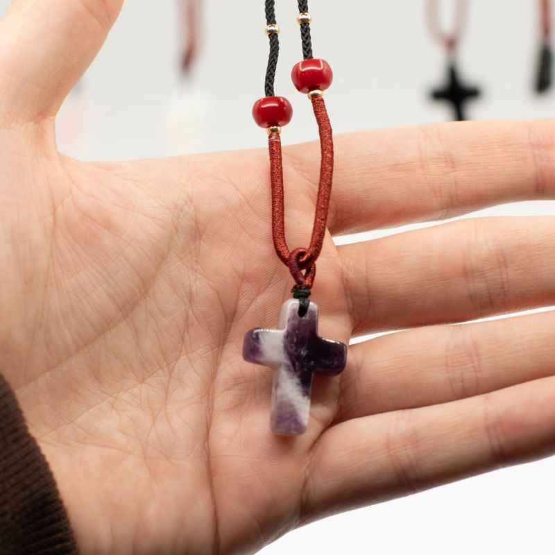 Halsband med Ädelstenshänge – Andlig Kollektion (Blandade motiv)
