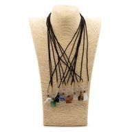 Halsband med Ädelstenshänge – Djurkollektion (Blandade motiv)