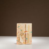 Mini Lokta blandade färger bomullsanteckningsbok (12x8 cm) 40 sidor