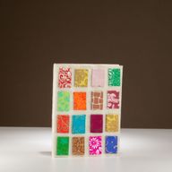 Mellan Lokta Anteckningsbok - Minimosaik (15x12cm) - 45 blad - Natur