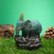 Rökelsebrännare med bakflöde - Elefant vid poolen