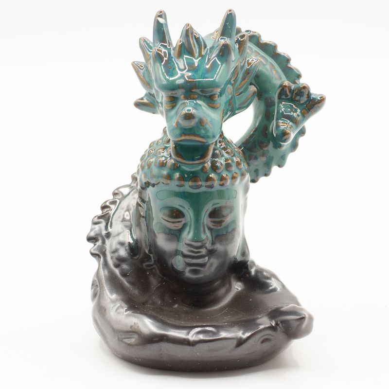 Rökelsebrännare med bakflöde - Draken över Buddha