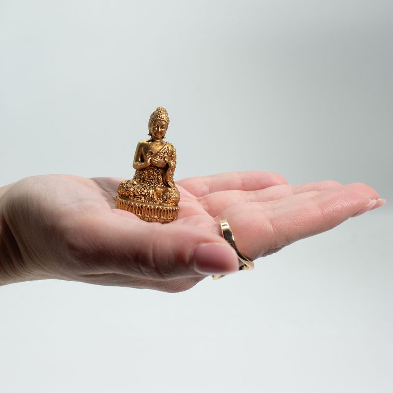 Miniatyrstaty i Mässing - Buddha (60g) - 48mm