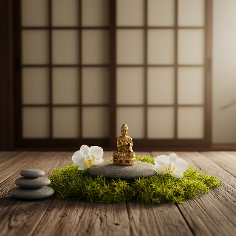 Miniatyrstaty i Mässing - Buddha (60g) - 48mm