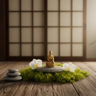 Miniatyrstaty i Mässing - Buddha (60g) - 48mm