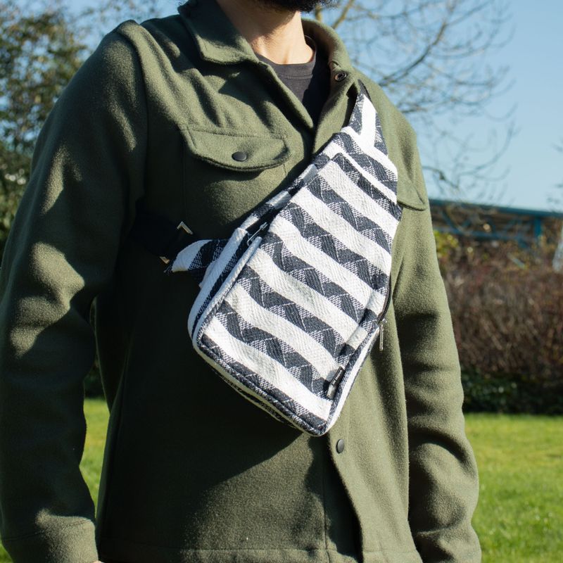Nomad Sari Jacquard Naturväska – Atlas Nomad – Crossbody-väska