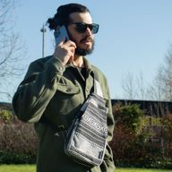 Nomad Sari Jacquard Naturväska – Urban Caravan – Crossbody-väska