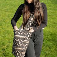 Jacquard Naturväska – Desert Loom – Nomad Carryall