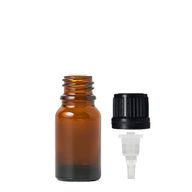 10ml Bärnstensfärgad Glasflaska med TE Dropparlock