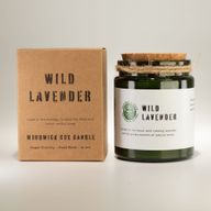 Sojavaxljus med Träveke – Vild Lavendel