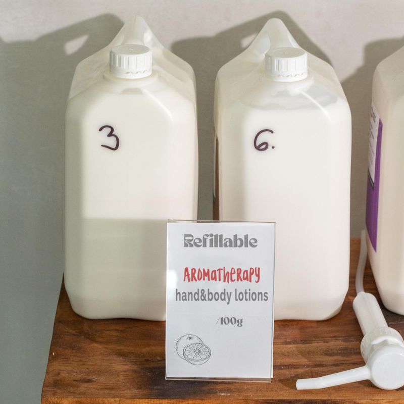 Aromaterapi Duschtvålar & Hudkrämer - Påfyllningsstation