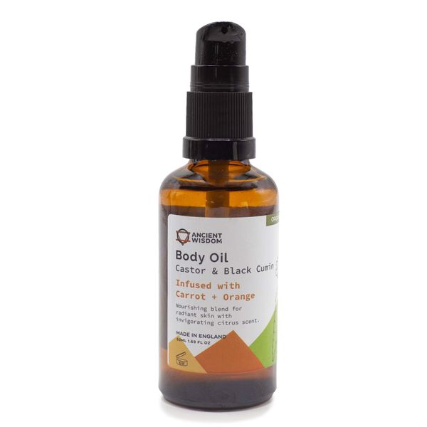 Ekologisk Kroppsolja 50ml - Morot & Apelsin