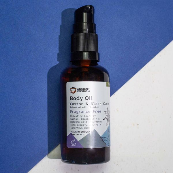 Ekologisk Kroppsolja 50ml - Nypon (Oparfymerad)