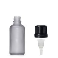 10ml Flaska i Grå Frostat Glas med Dropparlock