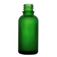 100ml Grön Flaska i Frostat Glas - Utan Lock