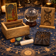 Liten Tarotbox med Korthållare
