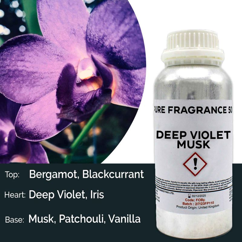 Djup Viol Mysk Ren Doftolja - 500ml