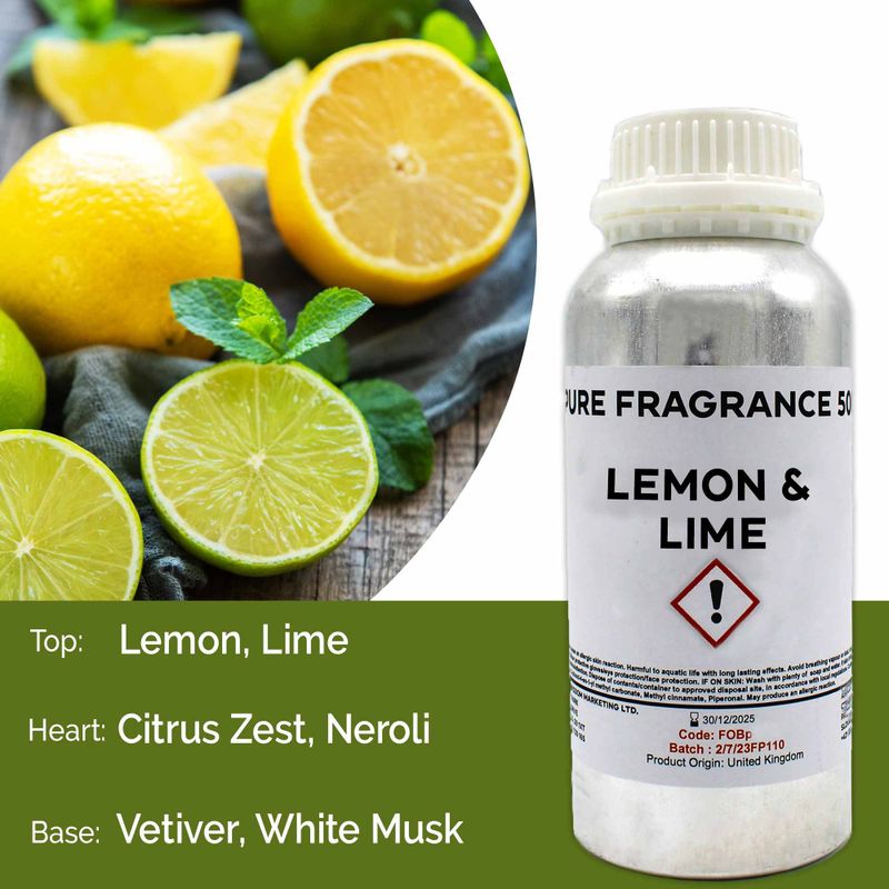 Citron & Lime Ren Doftolja - 500ml