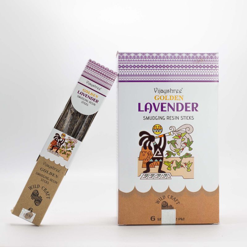30g Golden Rökelsepinnar av Harts - Lavendel