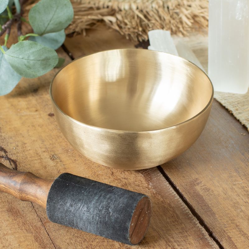 Medelstor Handgjord Chaken Klangskål (ca 500g) - 15cm