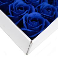 Tvålblommor till Hantverk - Mellanstor Ros - Kungsblå