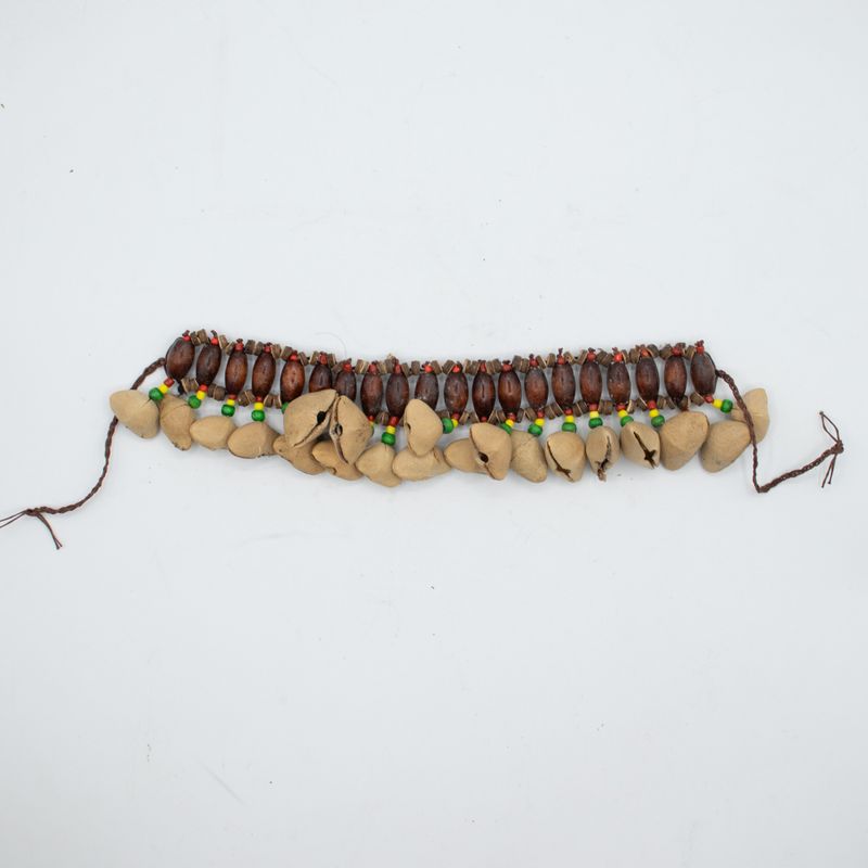 Kenari Snäckskal Ankelskakare - Skallrande Armband (20 snäckskal)