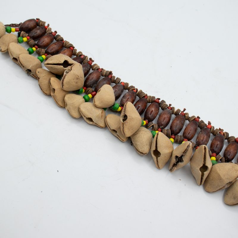 Kenari Snäckskal Ankelskakare - Skallrande Armband (20 snäckskal)