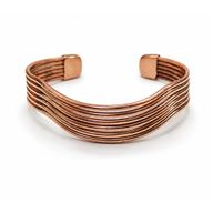Koppar Elemental Waves-armband (blandade)