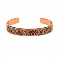 Armband i solid koppar Nomad Energy Collection graveringar (blandade)