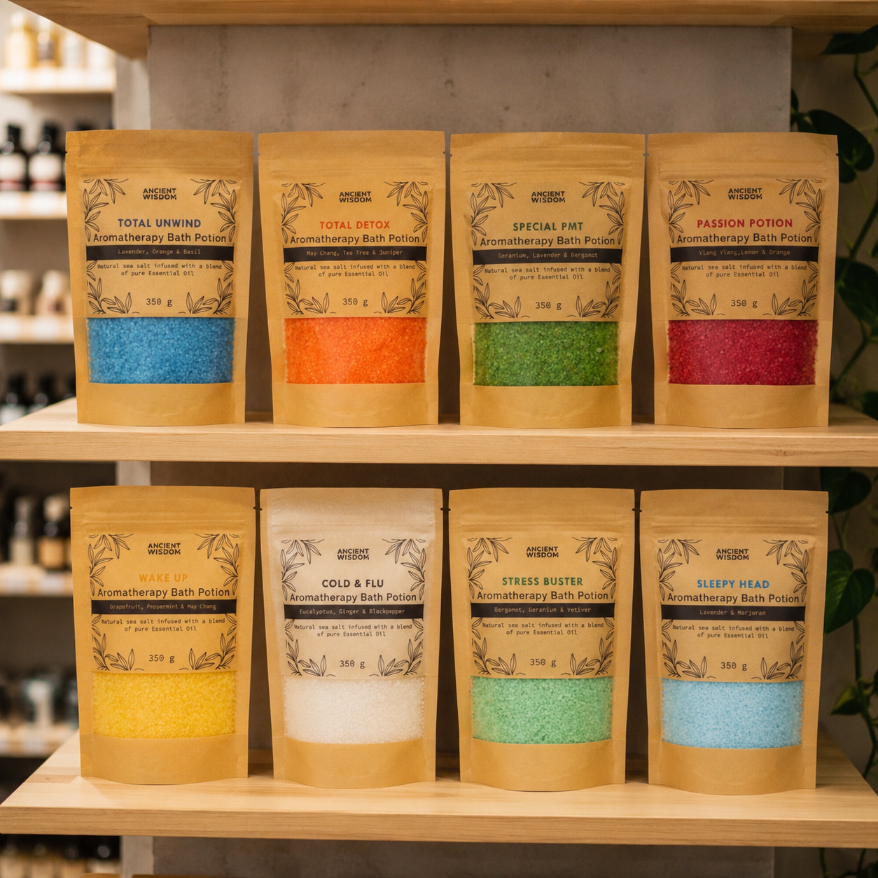 Aromaterapi Badsalt 350g