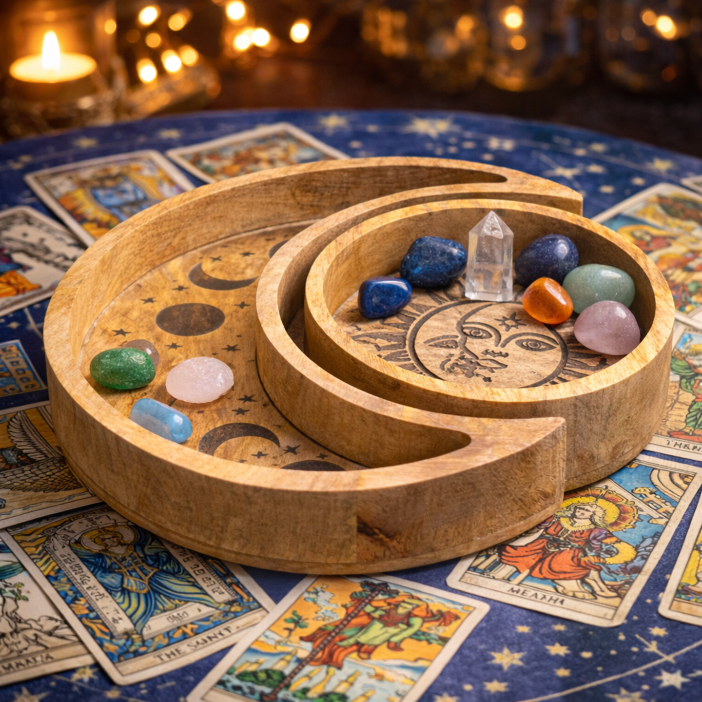 Tarotboxar med Korthållare