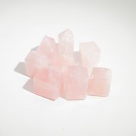 Ädelstensspetsar i Bulk (0.5KG) - Indisk Rosenkvarts (ca 8 stycken)