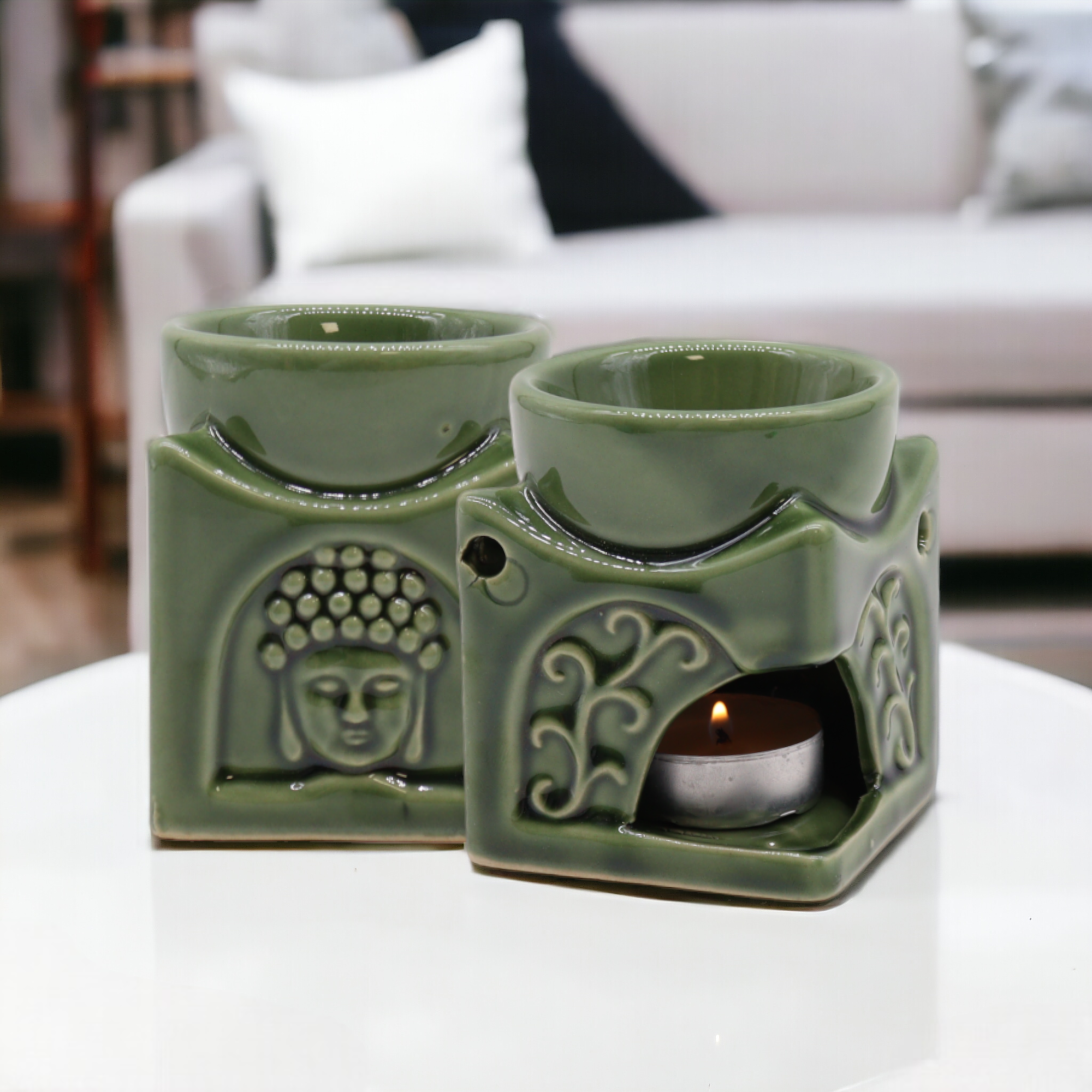 Klassiska Buddha Oljebrännare