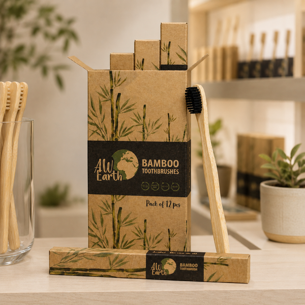 Tandborstar och Bomullspinnar av Bambu