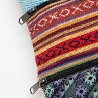 Patchwork Kathmandu toteväska - Dhaka-design (37x38 cm)