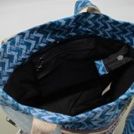 Patchwork Kathmandu toteväska - Dhaka-design (37x38 cm)