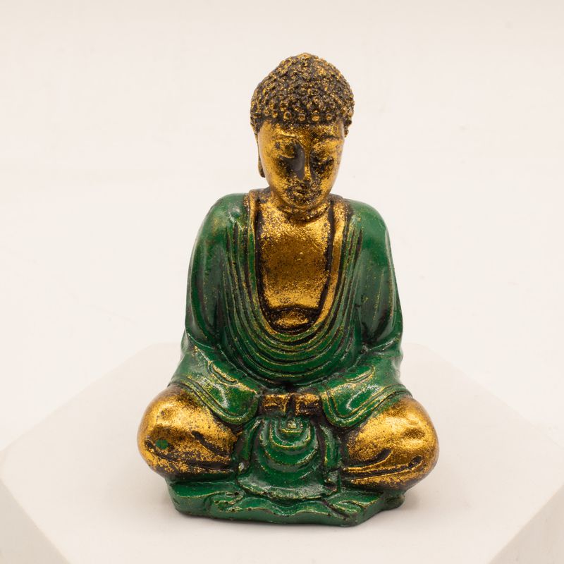 guld mini Buddha (assorterade färger)