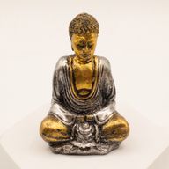 guld mini Buddha (assorterade färger)
