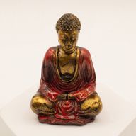 guld mini Buddha (assorterade färger)