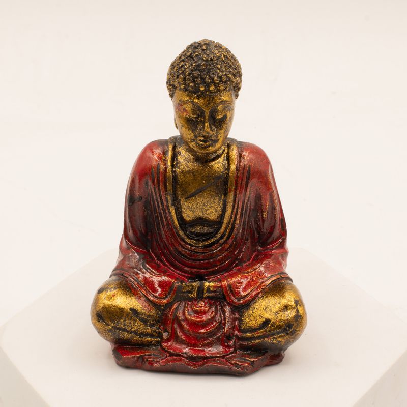 guld mini Buddha (assorterade färger)